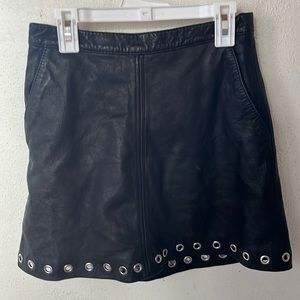 H&M leather pencil skirt, barely worn.
